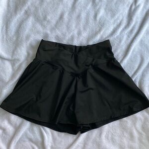 SHEIN Elegant Black Women's Skorts
